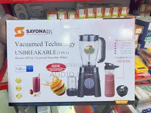 Sayona Unbreakable Blender Mill and Vacuumed Smoothie Maker