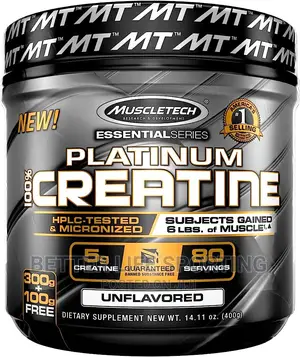 Platinum Creatine Muscletech 100% 80 Servings
