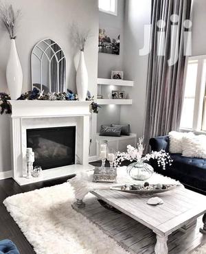 Modern White Shaggy Carpet