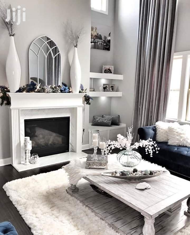 Modern White Shaggy Carpet