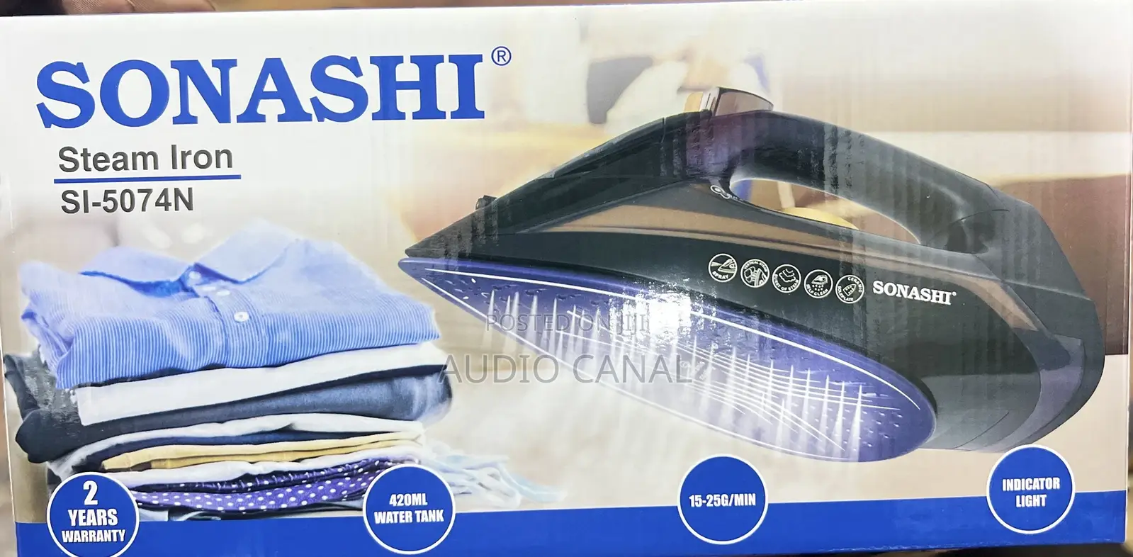 Sonashi Dubai Flat Steam Iron