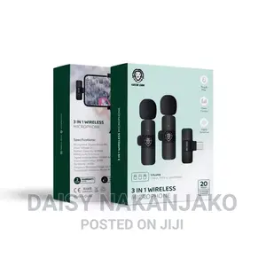 3 in 1 Green Lion Type C Wireless Microphone for Recording