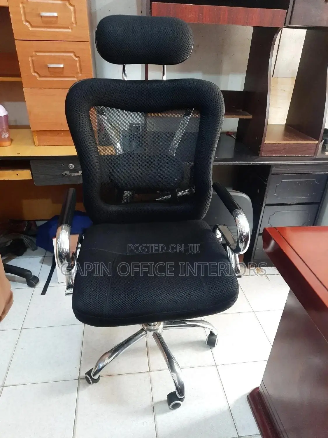 Orthopedic Office Chair With Headrest