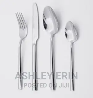 24 PCS Stainless Steel Silver Cutlery Set