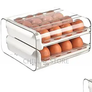 32 Eggs Plastic Storage Containers.