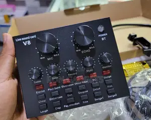 (V8 Souncard With Mic) Mini Studio Setup