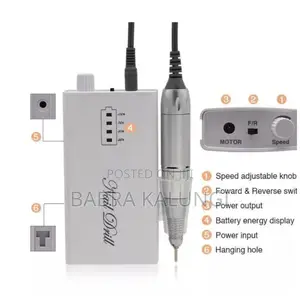 Rechargeable Portable Nail Drill