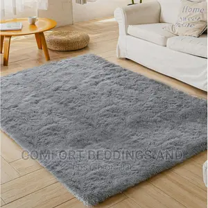 Fluffy Carpet Gray