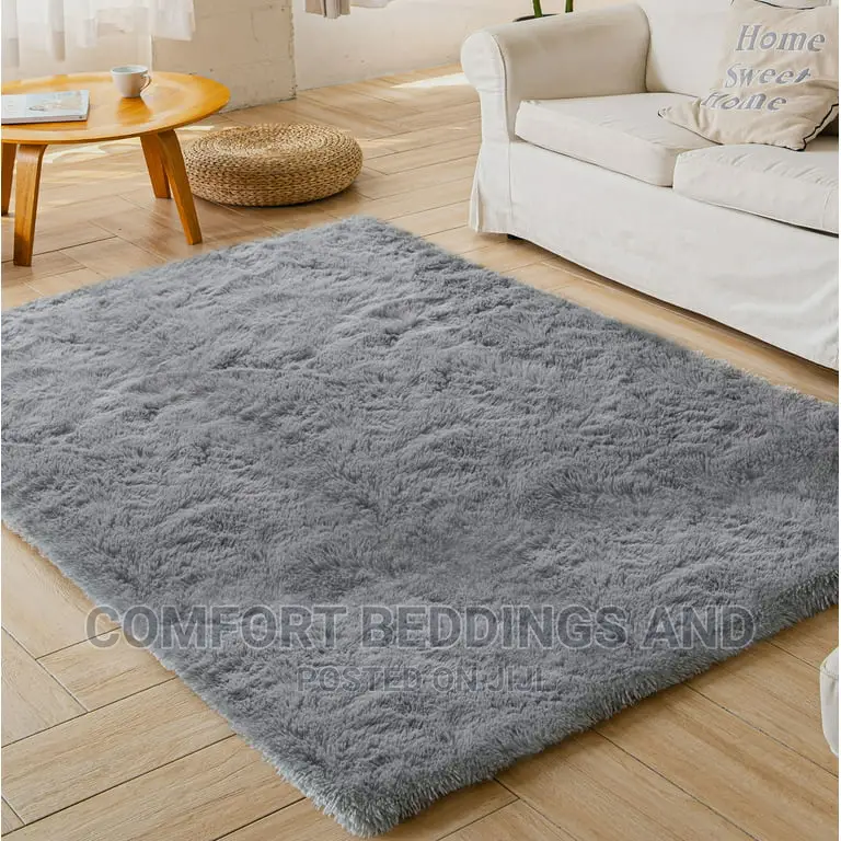 Fluffy Carpet Gray