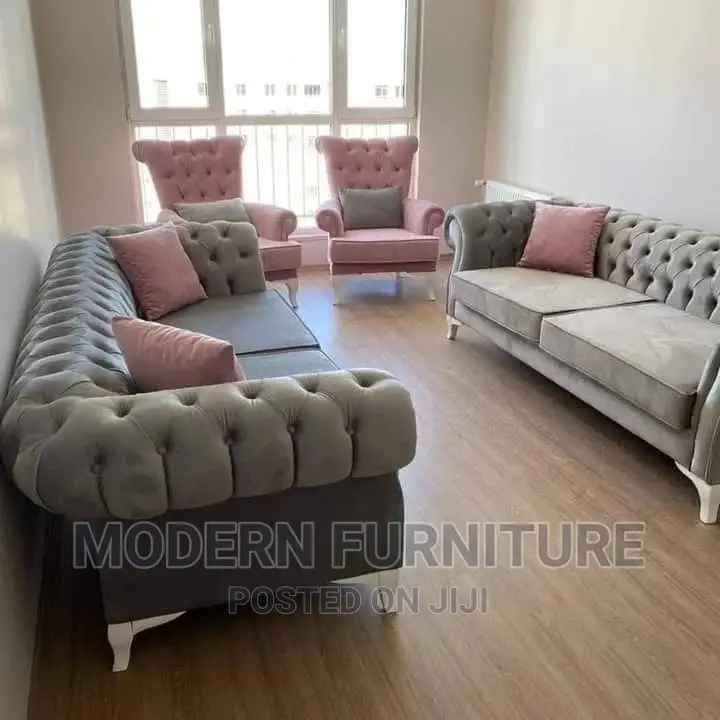 Chesterfield Sofa Set of 7 Seaters Call Us on 07