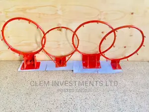 Solid or Hollow Metallic Basketball Rim / Hoops Sports Equip
