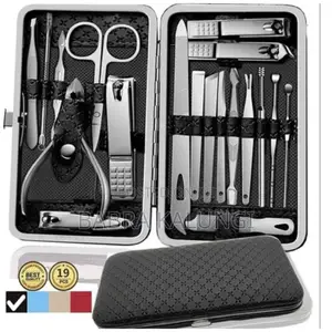 Manicure Nail Care Pedicure Kit _ 19 in 1 Grooming Kit