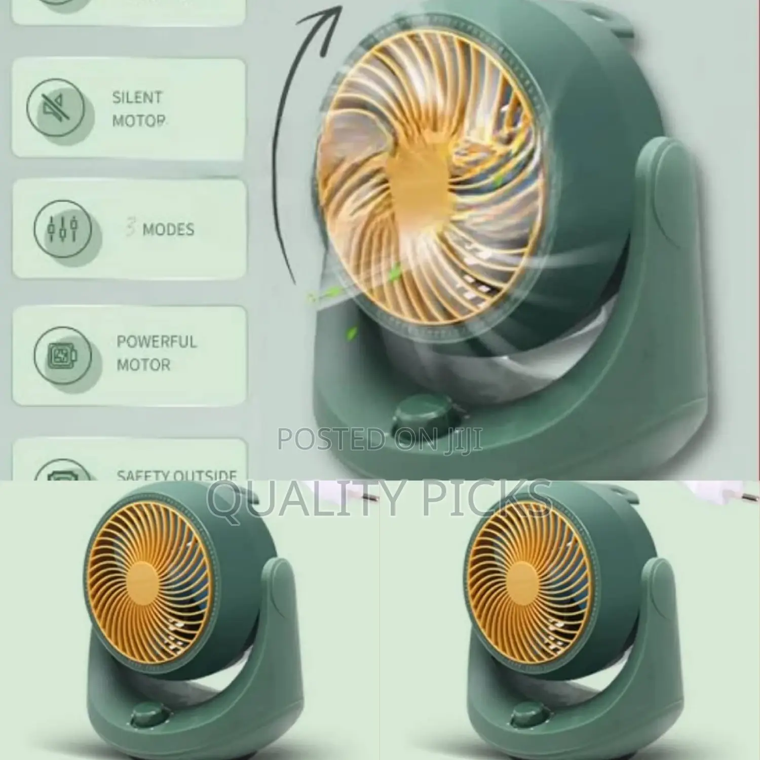 Mini Portable Desktop Fan