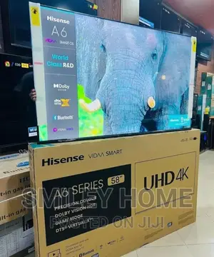 20% Discounted Offer on Hisense Uhd4k 58inches A6 Series Tv