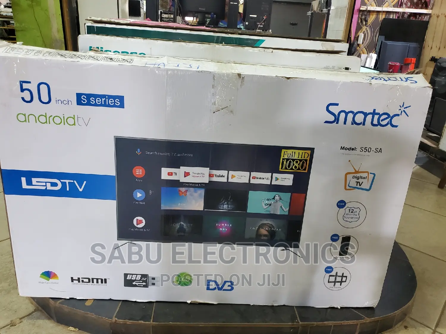 Smartec 50 Inch Frameless Smart Android TV