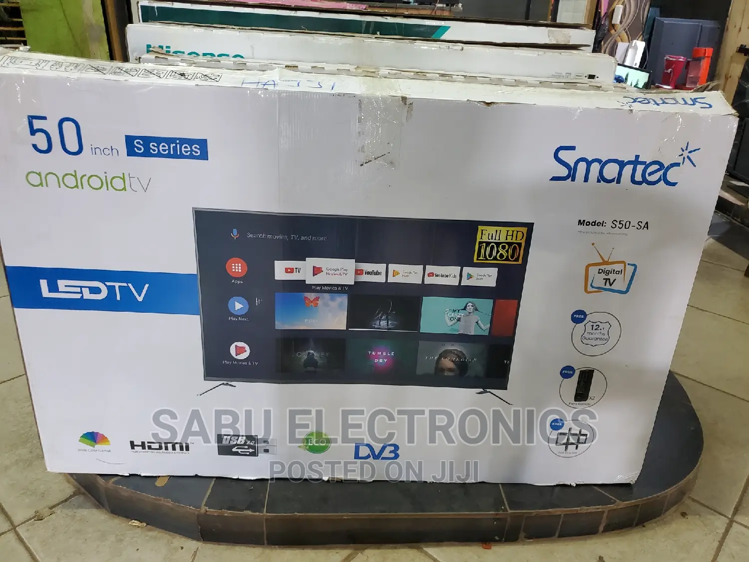 Smartec 50 Inch Frameless Smart Android TV