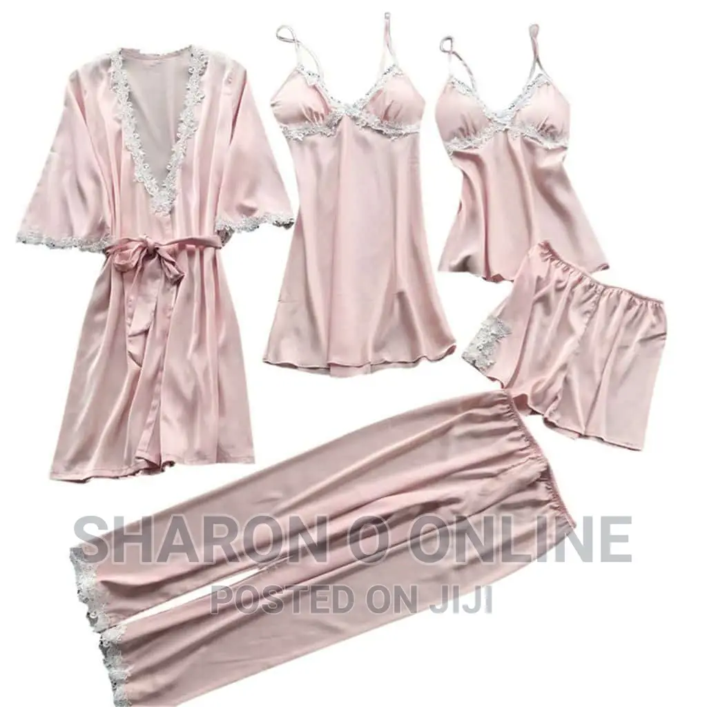 5 Pieces Night Wear Set