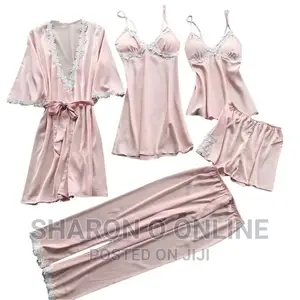 5 Pieces Night Wear Set
