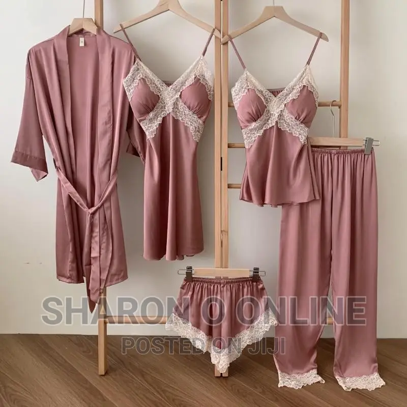 5 Pieces Night Wear Set