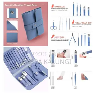 16 PCS Manicure Set Nail Clippers Pedicure Kit Cutter