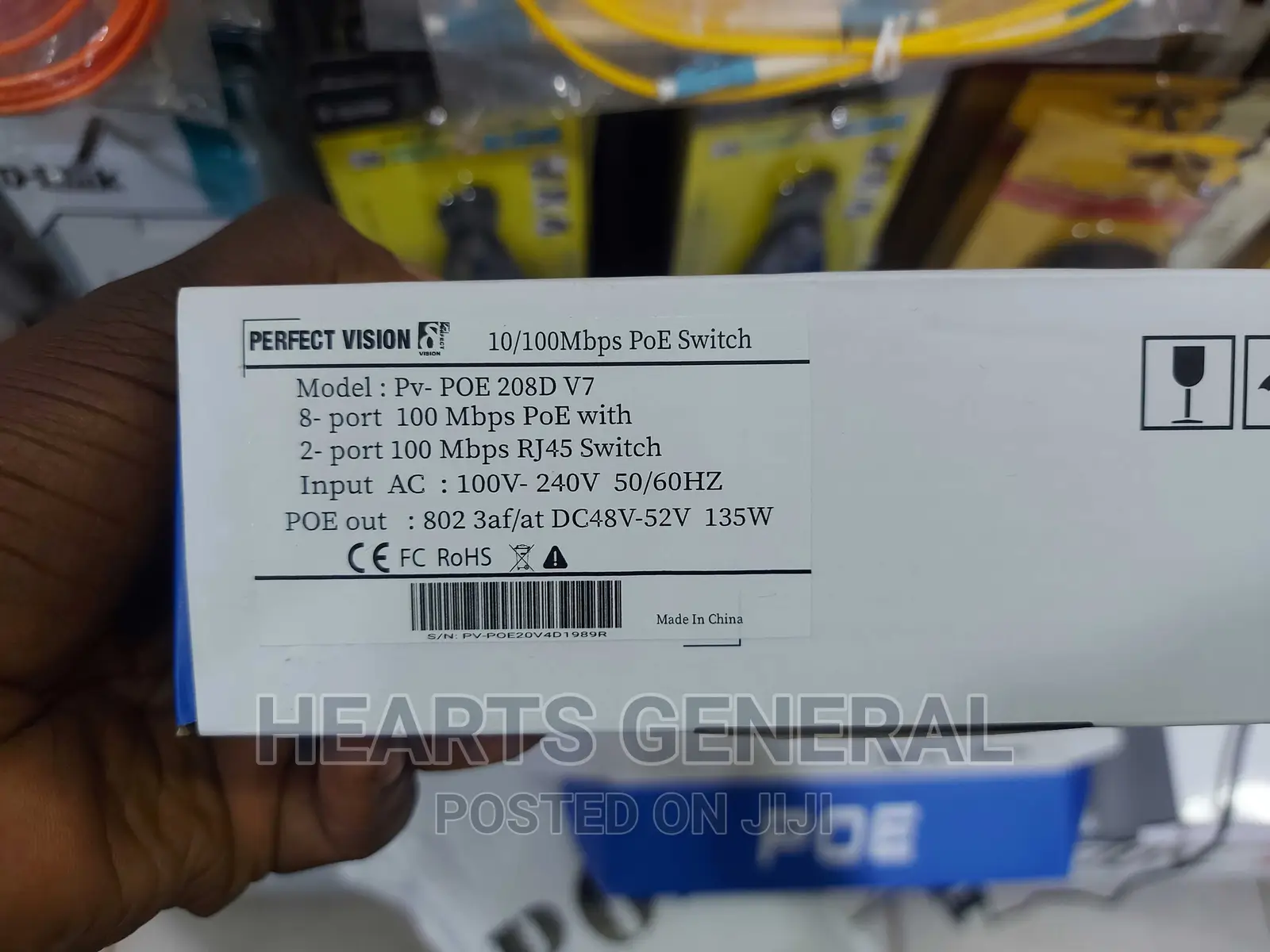 Smart Poe Network Switch 4port With 2 Uplink
