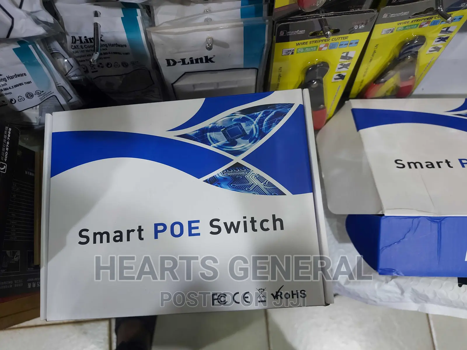 Smart Poe Network Switch 4port With 2 Uplink