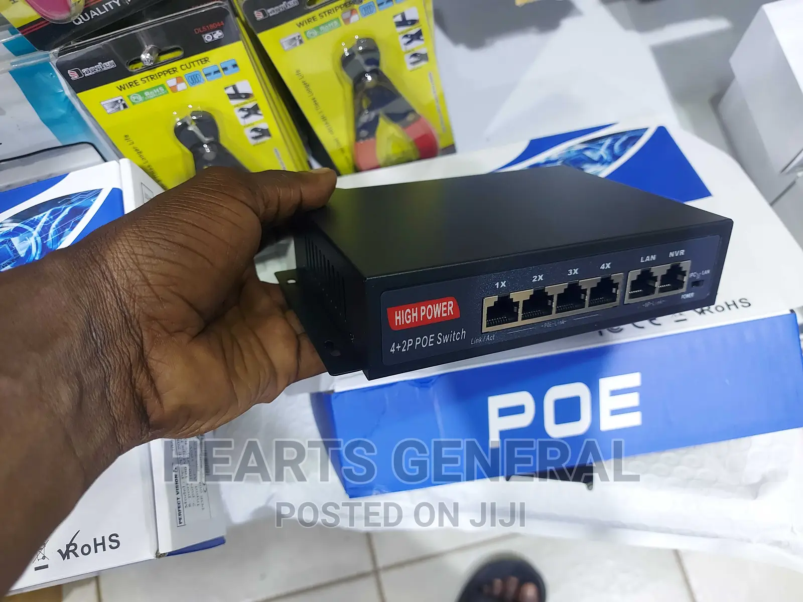Smart Poe Network Switch 4port With 2 Uplink