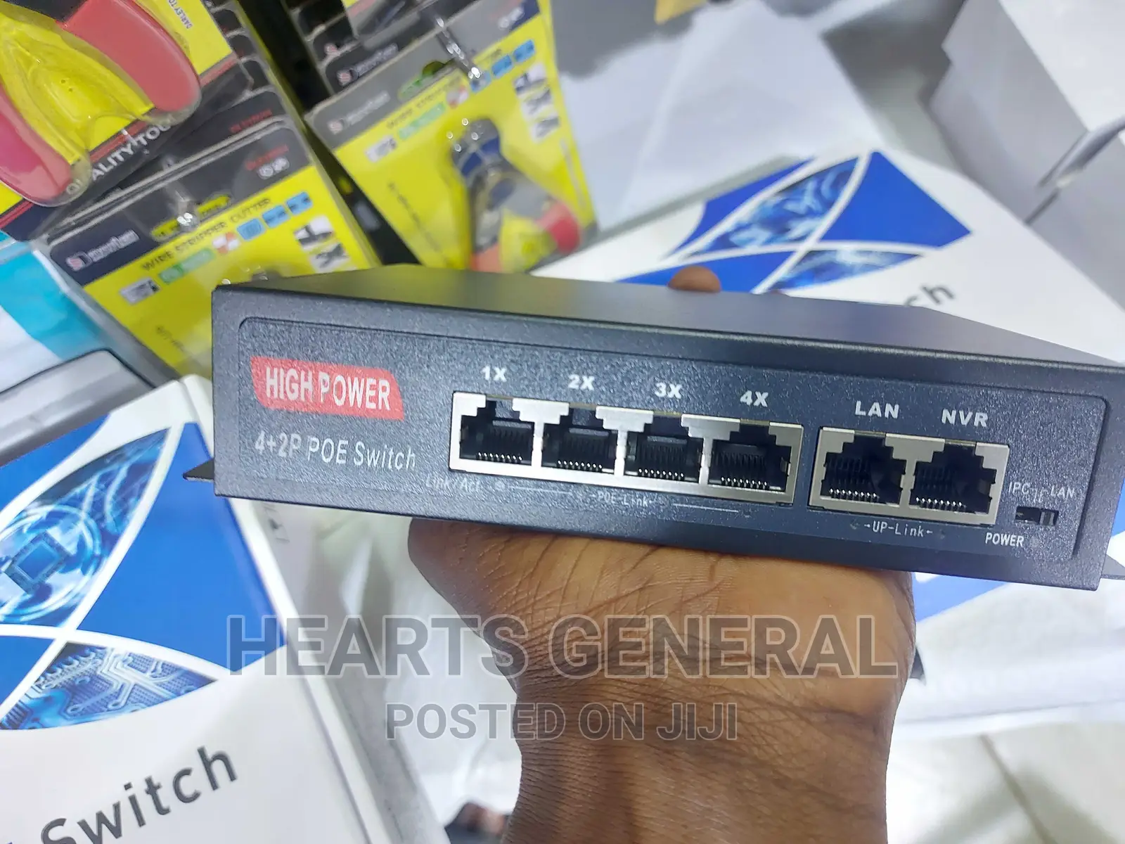 Smart Poe Network Switch 4port With 2 Uplink