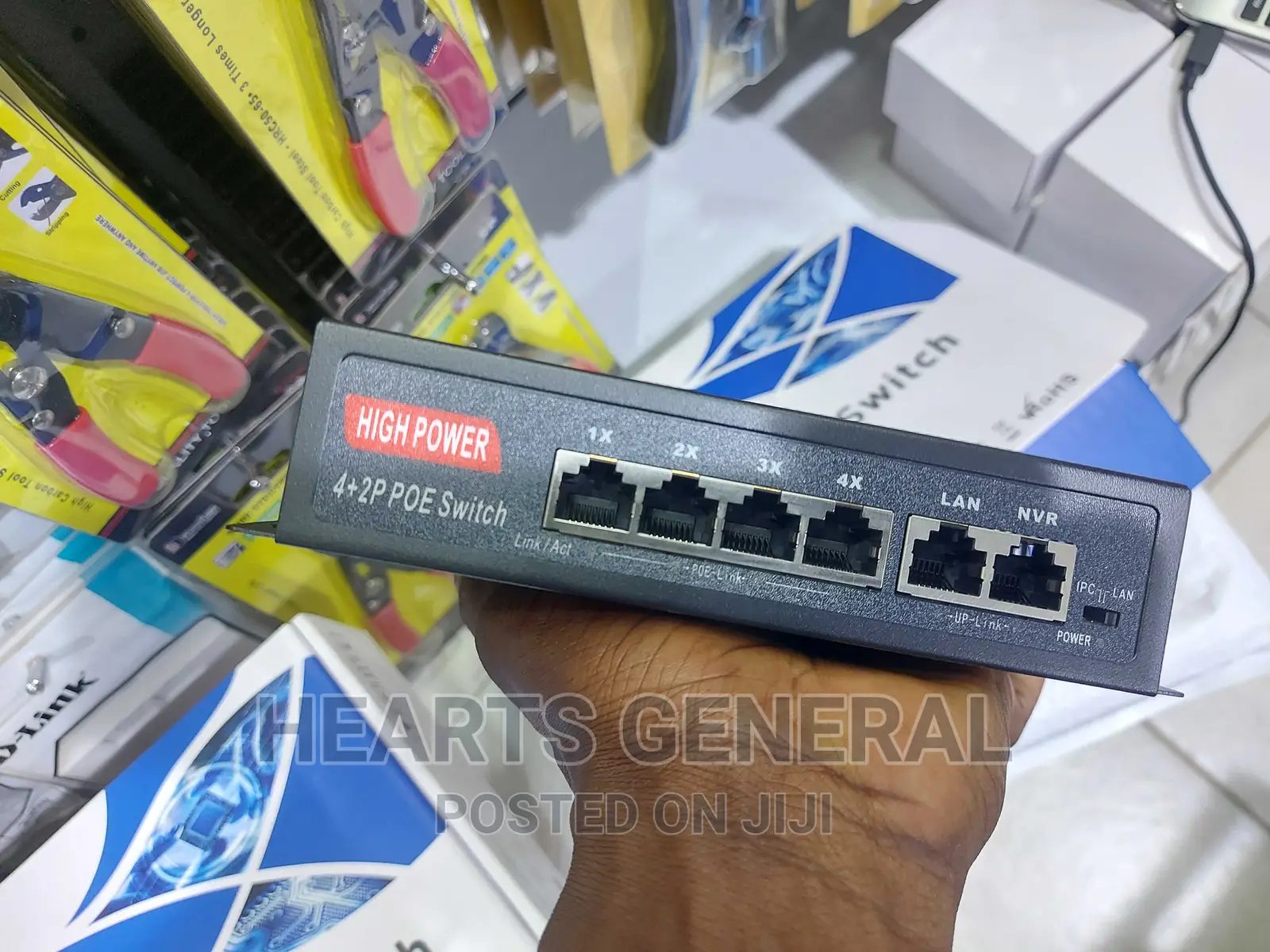 Smart Poe Network Switch 4port With 2 Uplink