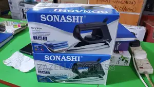 Sonashi SDI-6010 Dry Flat Iron(Silver/Black)