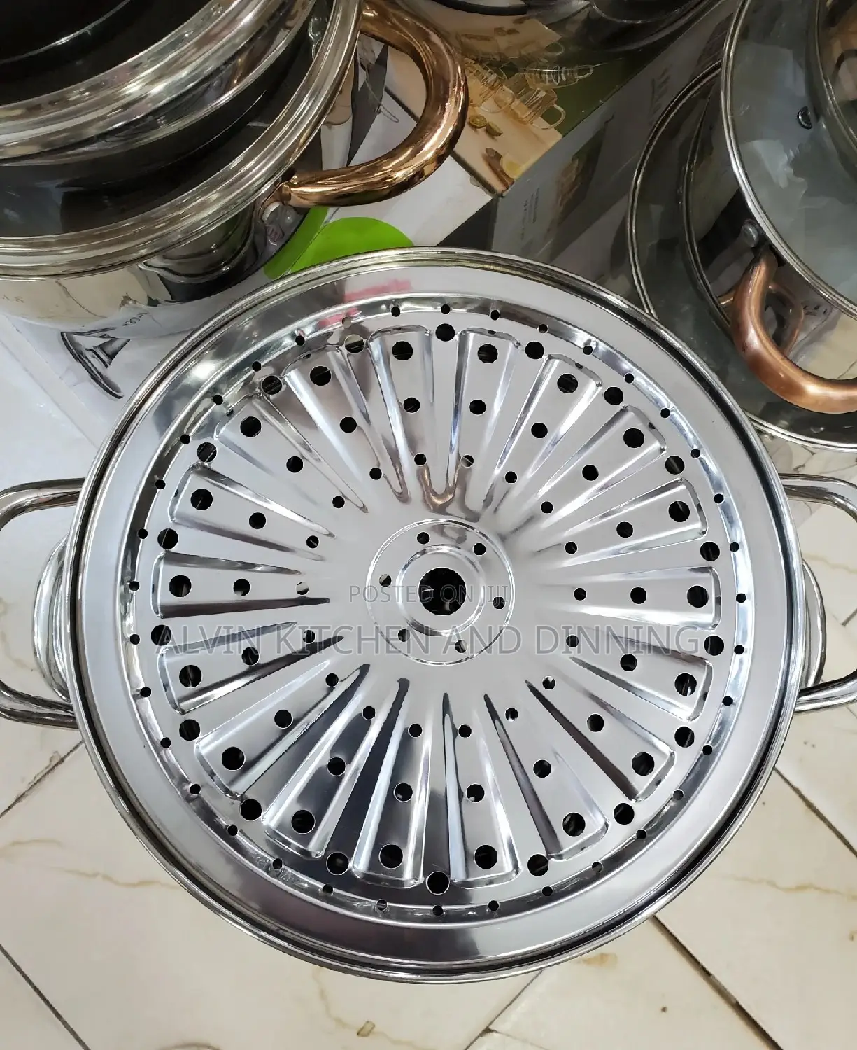Stainless Food Steamer 3 Tier