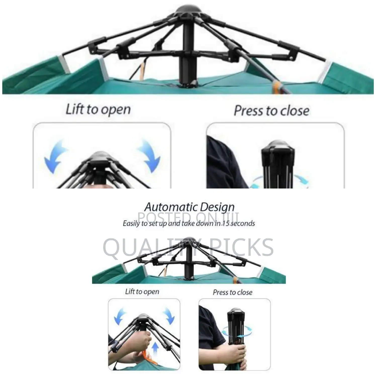 Automatic Design Camping Tent