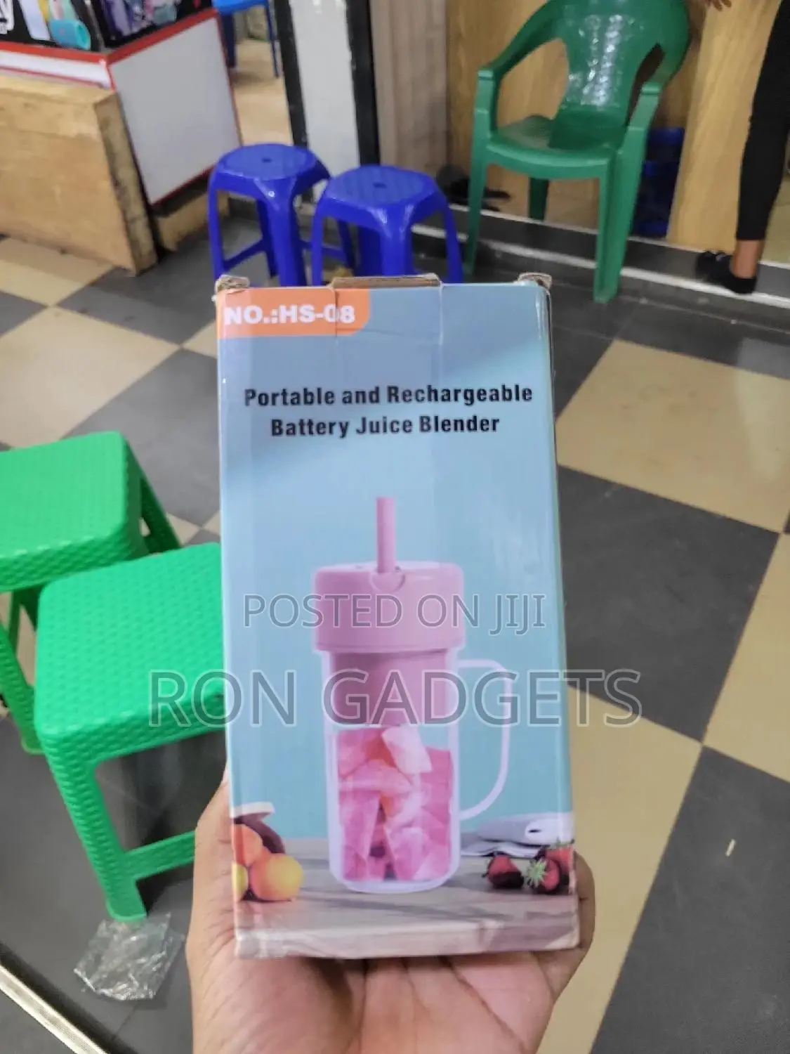 Portable Rechargeable Blender Bottle