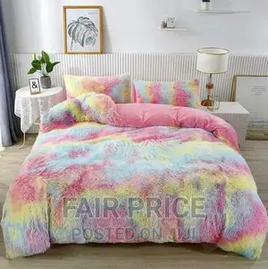 Uhamho Faux Fur Velvet Fluffy Bedding Duvet 6*6
