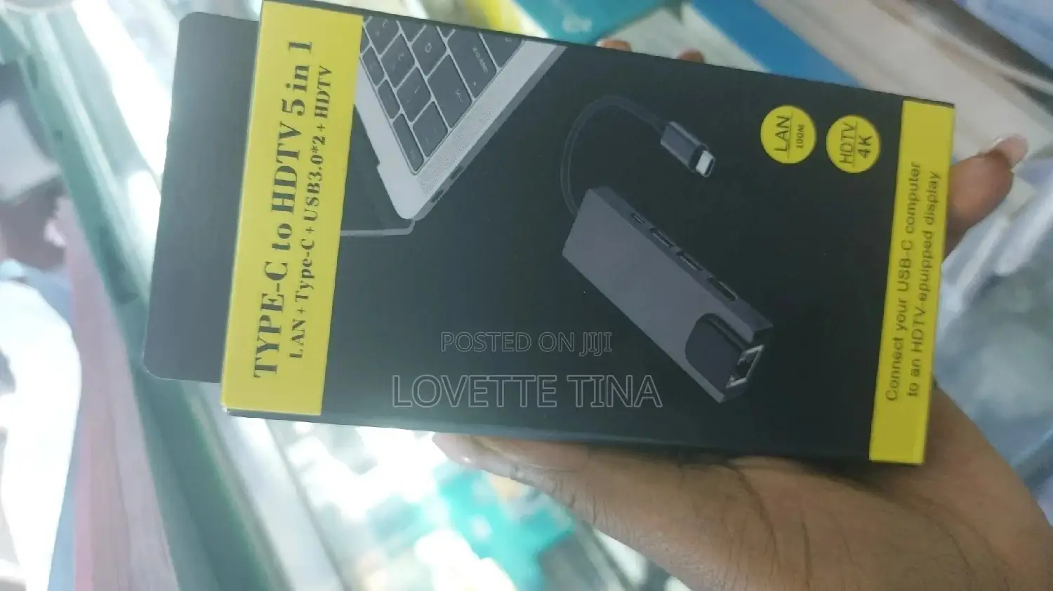 Type C 5 in 1 Lan C Usb Hdmi