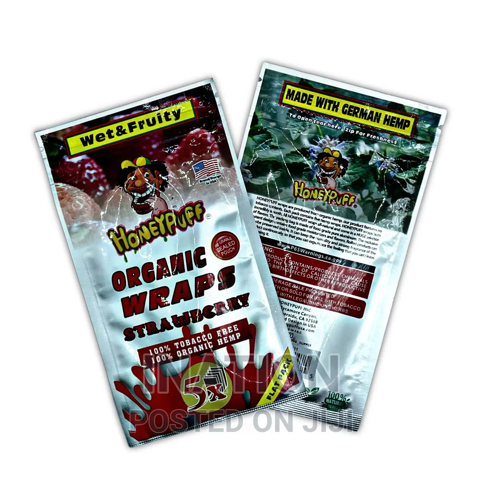 Honeypuff Fruit Flavoured Blunt Wraps
