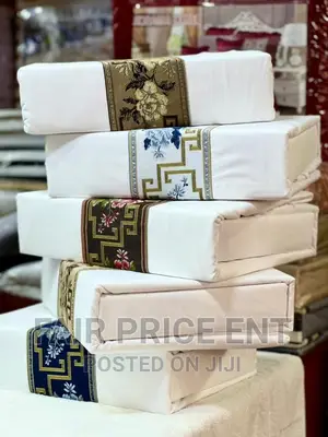 Executive Cotton Bedsheets.( White)