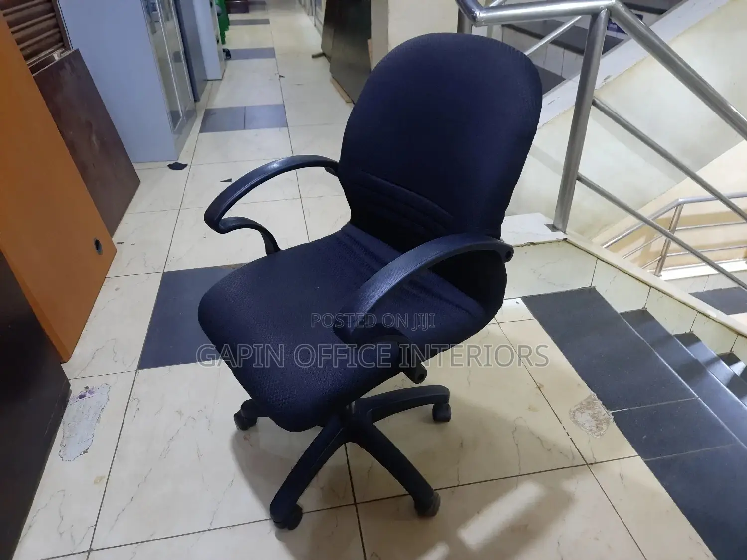 Fabric Short Back Chair