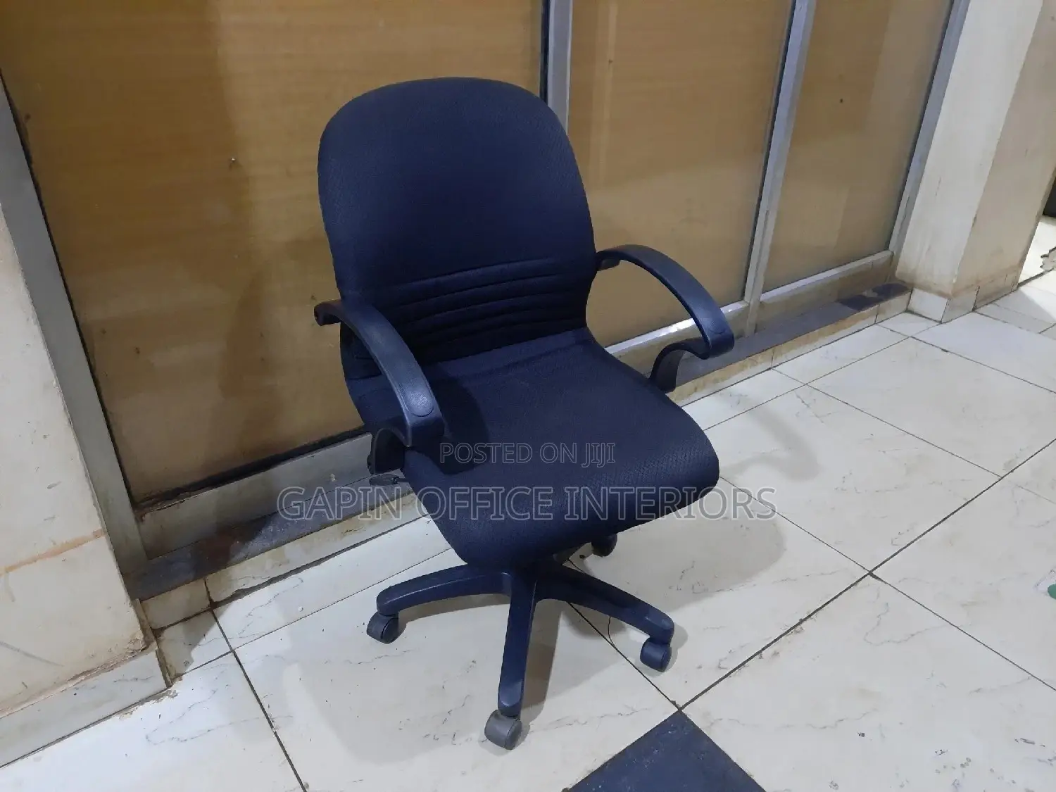 Fabric Short Back Chair