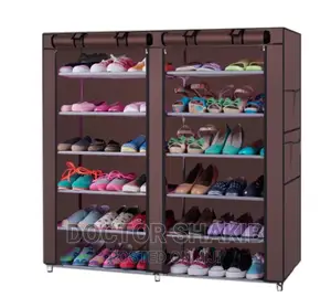 Portable Shoe Rack With Cover
