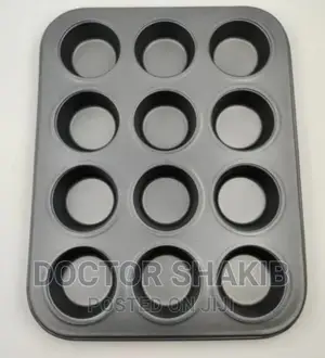 Nonstick Muffin Tray 12 Baking Cavities