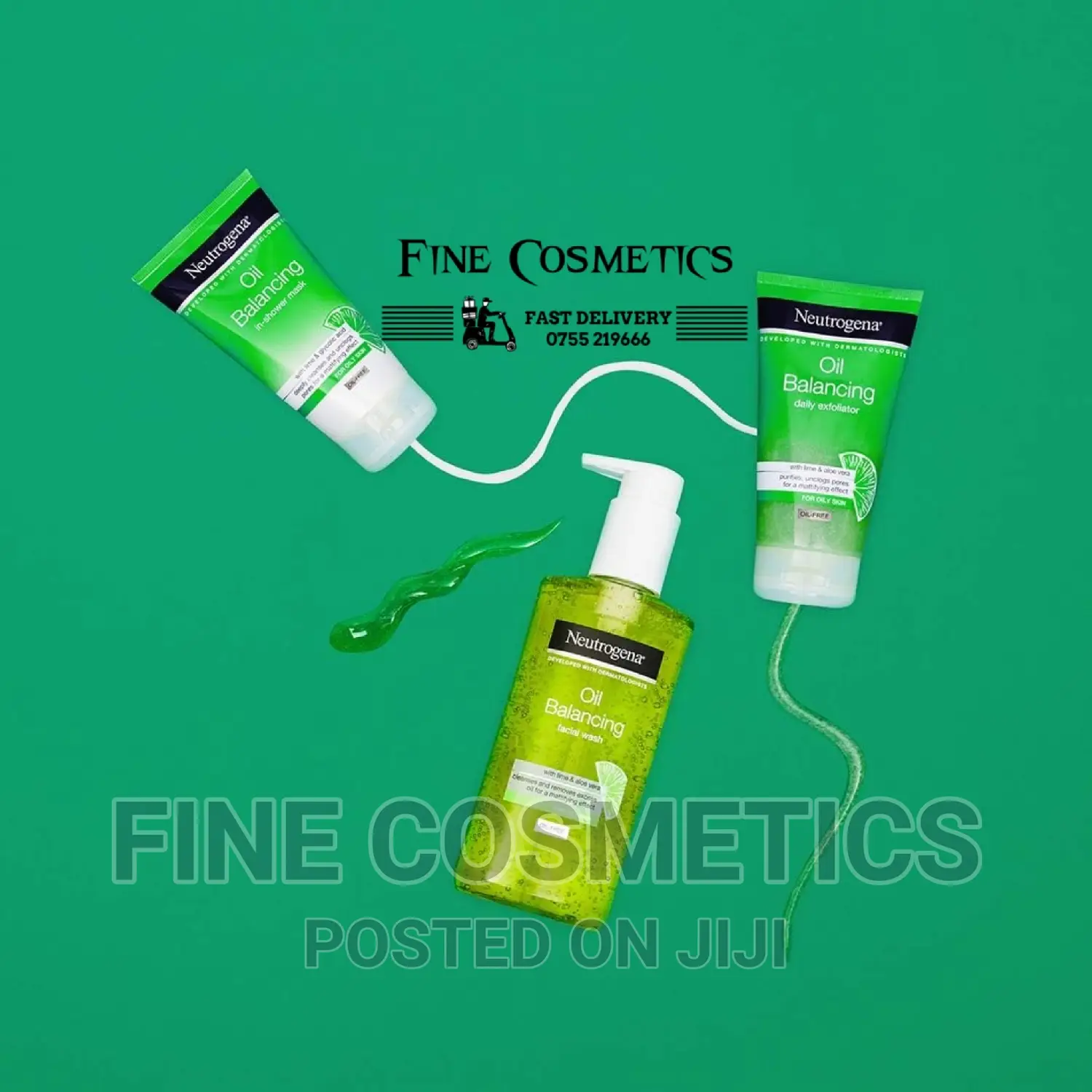 Neutrogena Oil Balancing Exfoliate Scrub With Lime+Aloe Vera