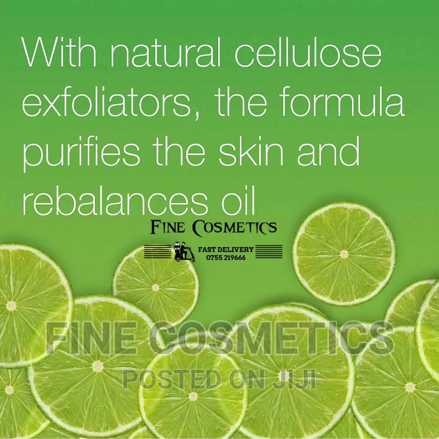 Neutrogena Oil Balancing Exfoliate Scrub With Lime+Aloe Vera