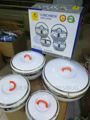 4 PCS High Quality Stainless Steel Lunch Box \\ Full Set.