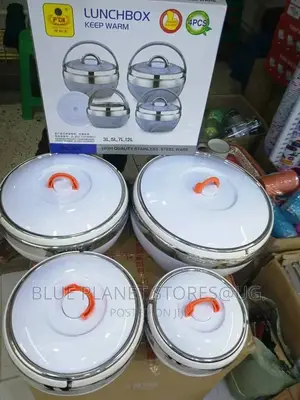 4 PCS High Quality Stainless Steel Lunch Box \\ Full Set.