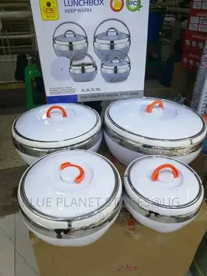 4 PCS High Quality Stainless Steel Lunch Box \\ Full Set.