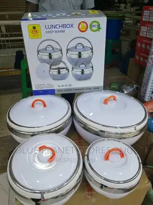 4 PCS High Quality Stainless Steel Lunch Box \\ Full Set.