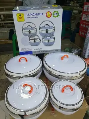 4 PCS High Quality Stainless Steel Lunch Box \\ Full Set.
