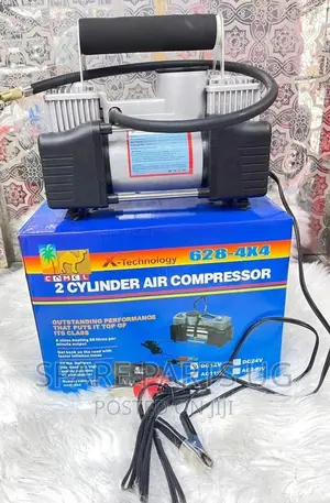 2 Cylinder Portable Car Air Compressor