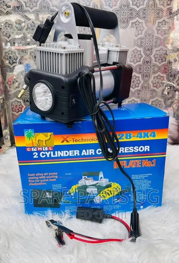 2 Cylinder Portable Car Air Compressor